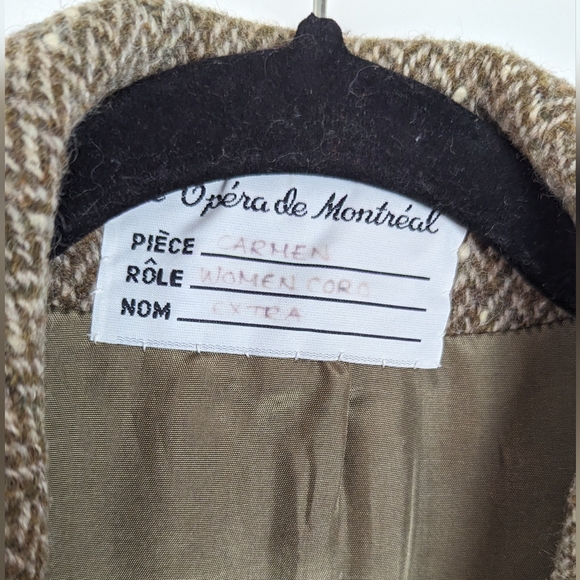 Canadian Opera Company brown wool woven blazer - Picture 3 of 9